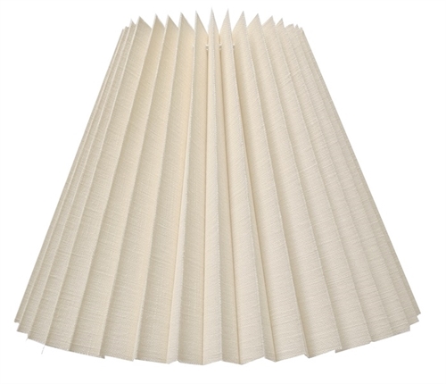 plisse 21x45x53 BR creme hør med stativ